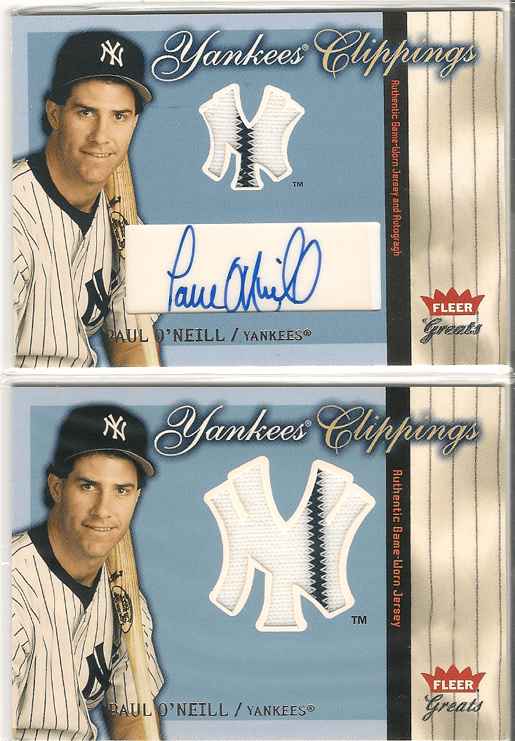 2004 GOTG Cut Sig - Yankee - O'Neill